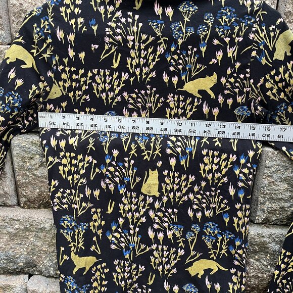 Thief & Bandit (Made in Canada) Cat TURTLENECK 100% Cotton Hand-screenprinted - Picture 9 of 12